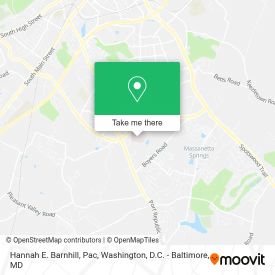Hannah E. Barnhill, Pac map