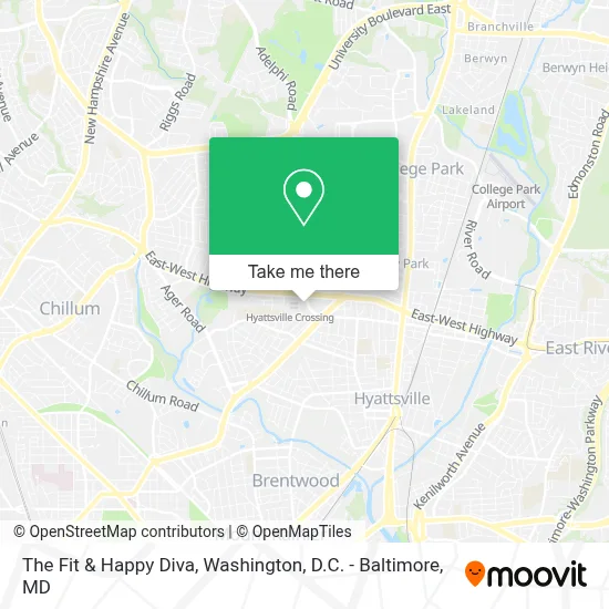 The Fit & Happy Diva map