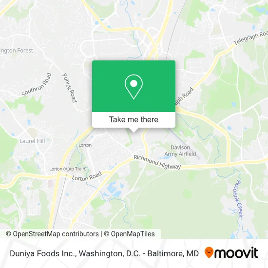 Duniya Foods Inc. map