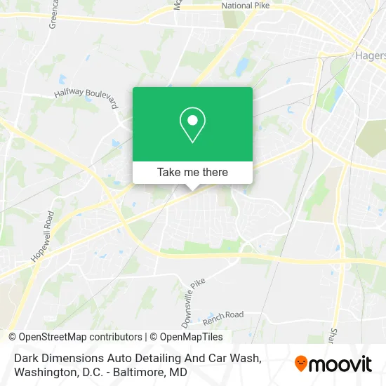 Dark Dimensions Auto Detailing And Car Wash map