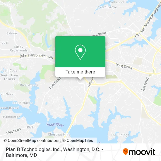 Plan B Technologies, Inc. map