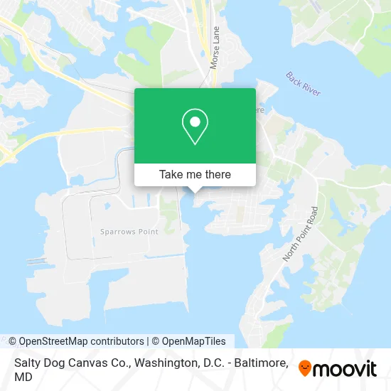 Salty Dog Canvas Co. map