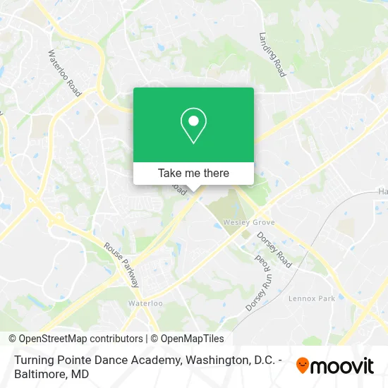 Turning Pointe Dance Academy map
