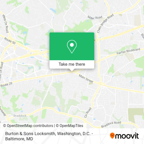 Burton & Sons Locksmith map
