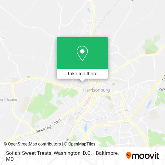 Sofia's Sweet Treats map