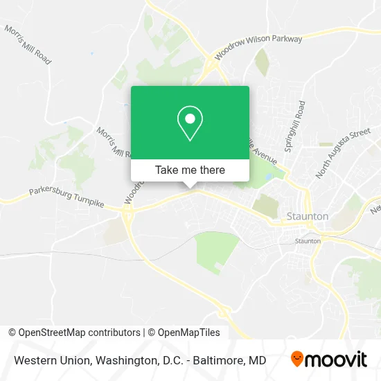 Western Union map