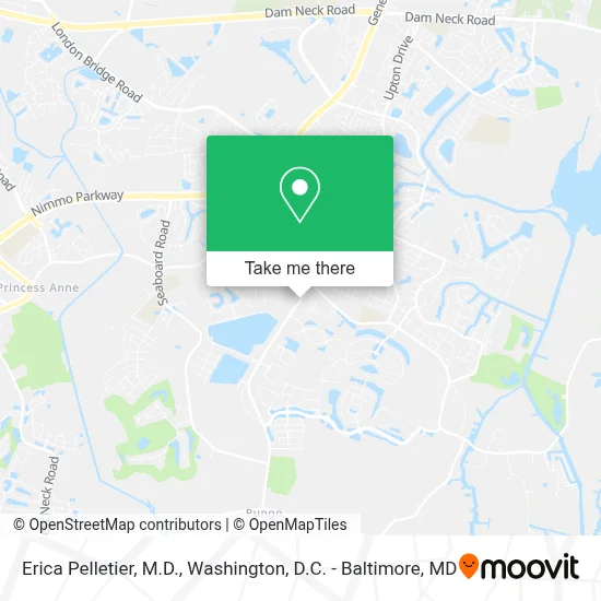 Erica Pelletier, M.D. map