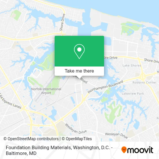Foundation Building Materials map