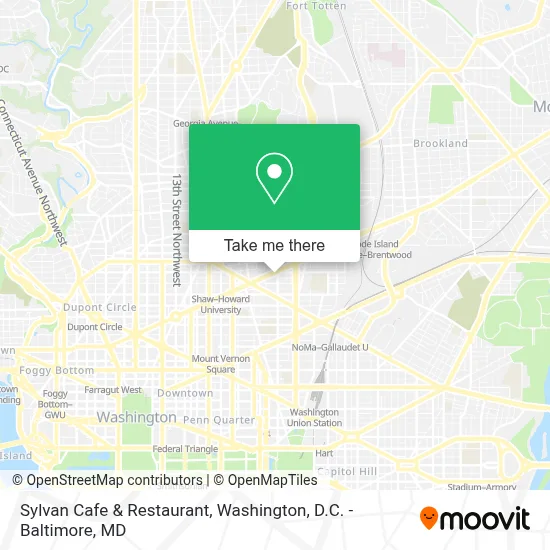 Sylvan Cafe & Restaurant map