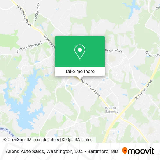 Allens Auto Sales map