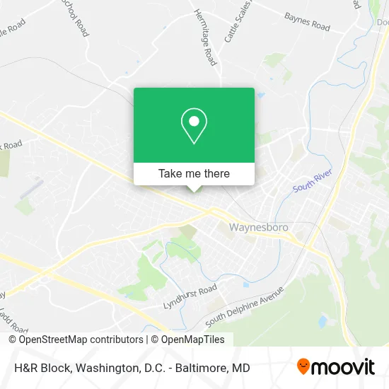 H&R Block map