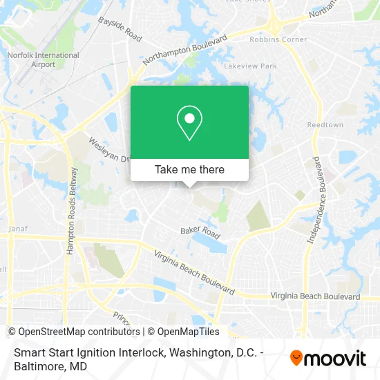 Smart Start Ignition Interlock map