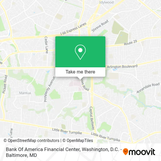 Bank Of America Financial Center map