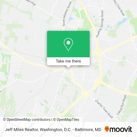 Jeff Miles Realtor map