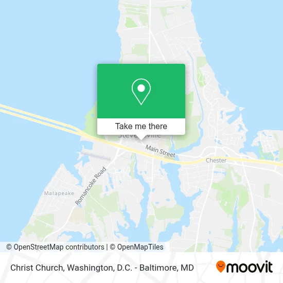 Christ Church map