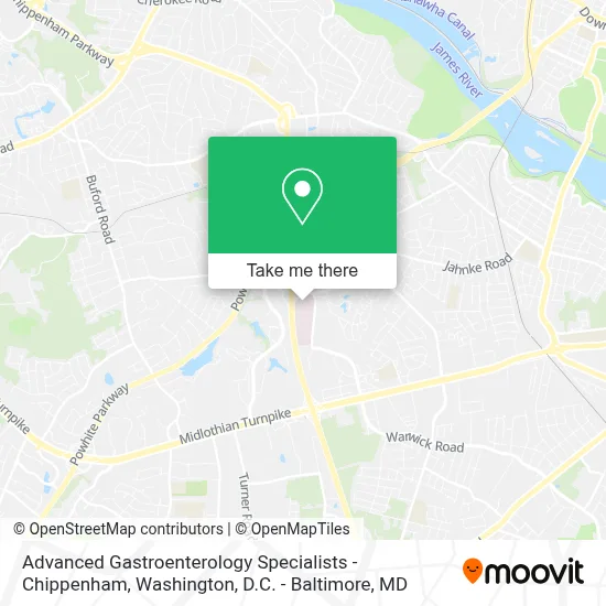 Advanced Gastroenterology Specialists - Chippenham map