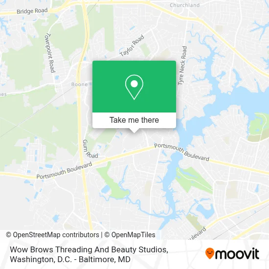 Wow Brows Threading And Beauty Studios map