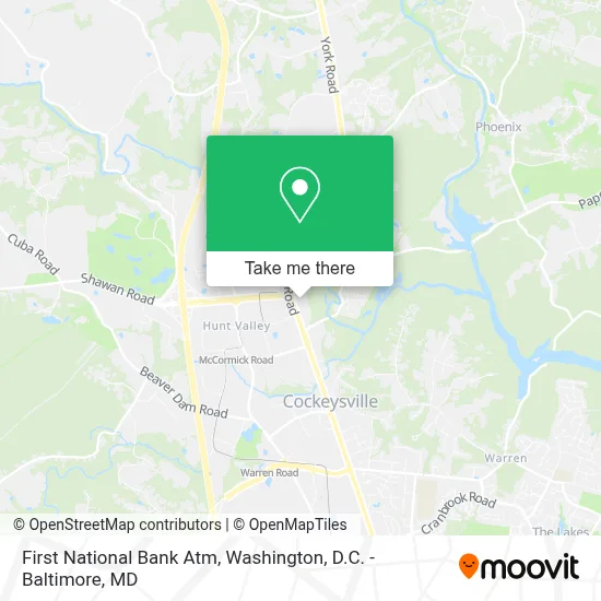 First National Bank Atm map