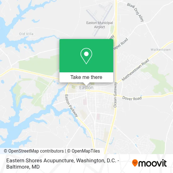 Eastern Shores Acupuncture map