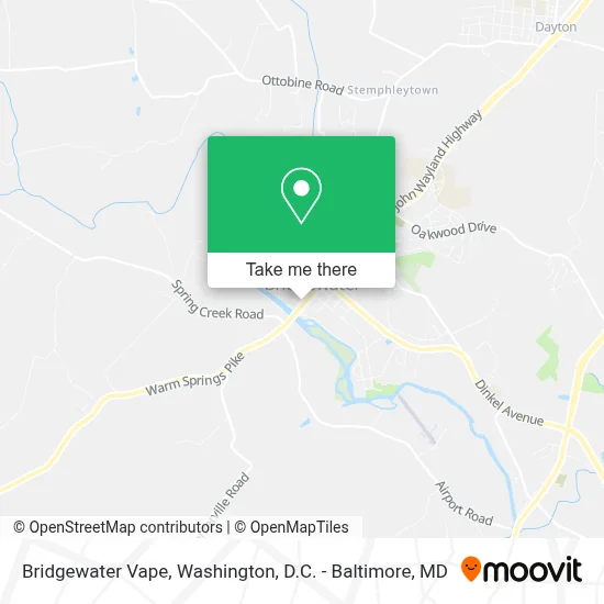 Bridgewater Vape map