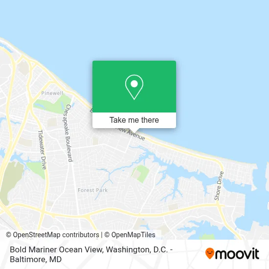 Bold Mariner Ocean View map