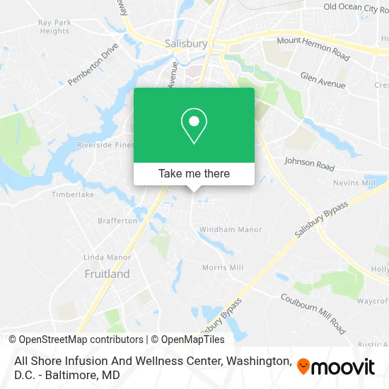 All Shore Infusion And Wellness Center map