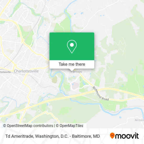 Td Ameritrade map