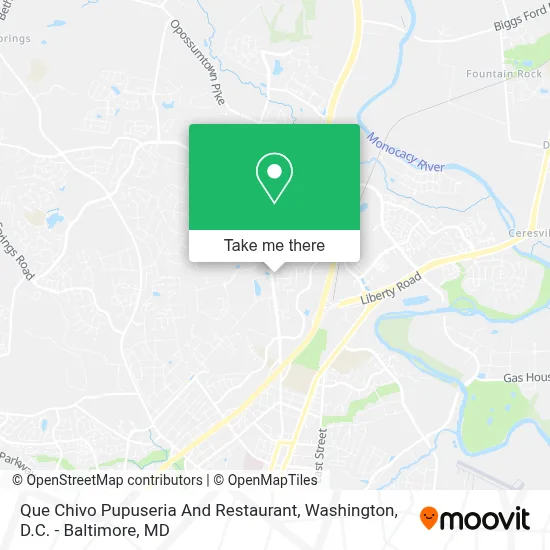 Que Chivo Pupuseria And Restaurant map