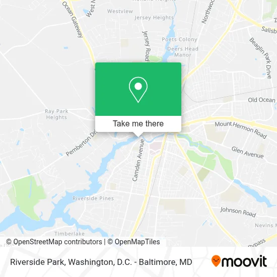 Riverside Park map