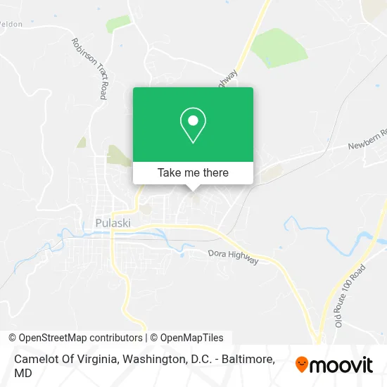 Camelot Of Virginia map