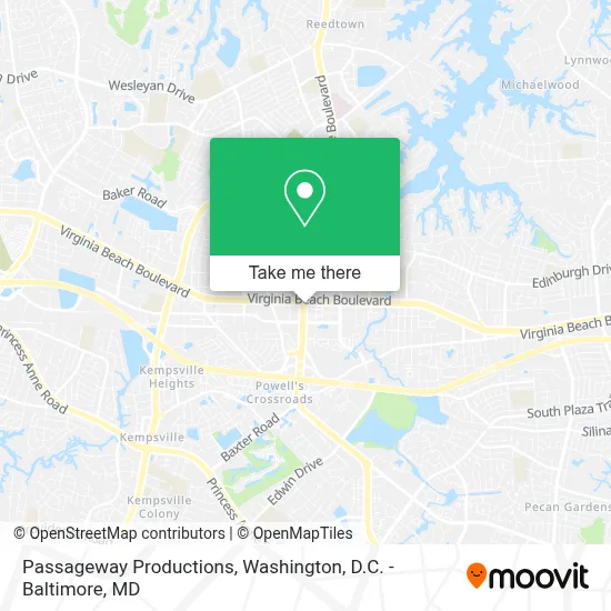 Passageway Productions map