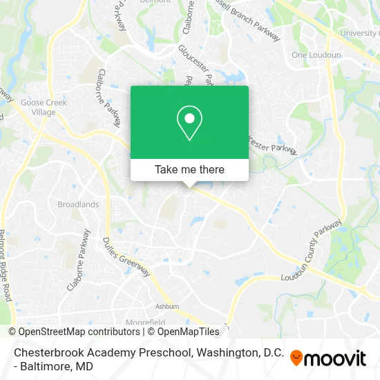 Chesterbrook Academy Preschool map