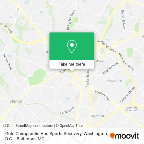 Gold Chiropractic And Sports Recovery map