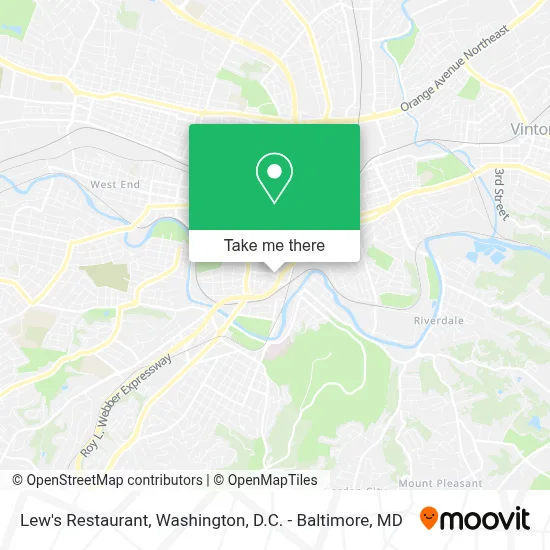 Lew's Restaurant map