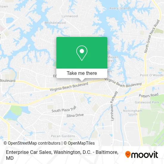 Enterprise Car Sales map