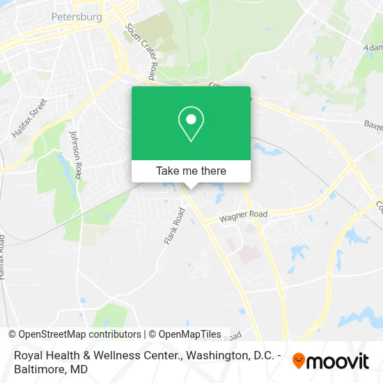 Royal Health & Wellness Center. map