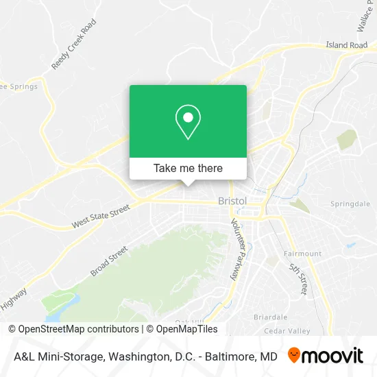 A&L Mini-Storage map