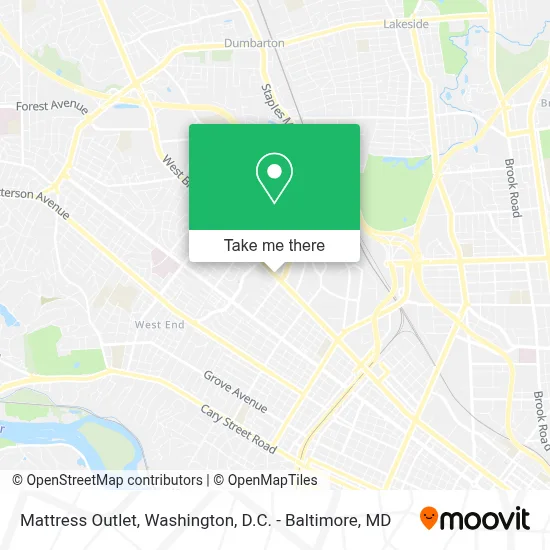 Mattress Outlet map