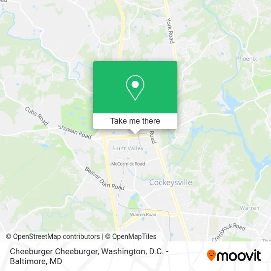 Cheeburger Cheeburger map