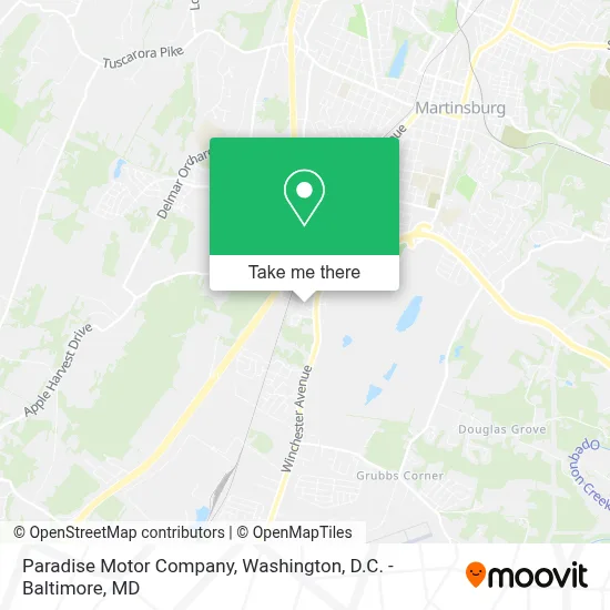 Paradise Motor Company map