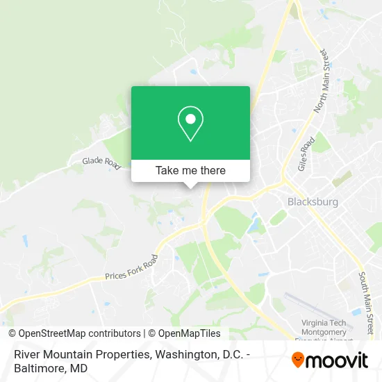 River Mountain Properties map