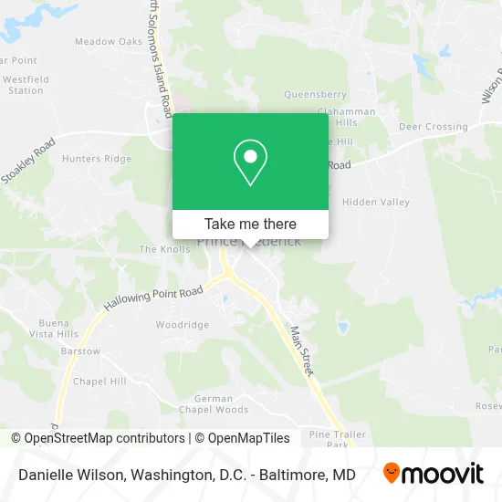 Danielle Wilson map