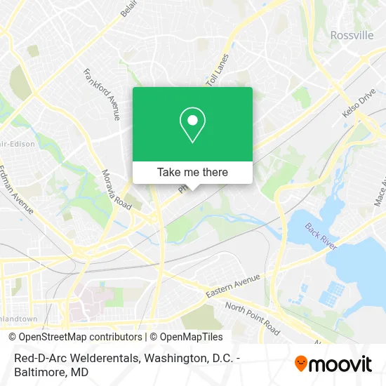 Red-D-Arc Welderentals map