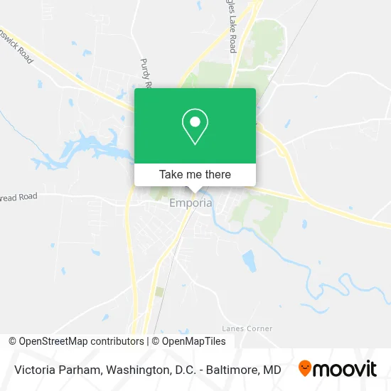 Victoria Parham map