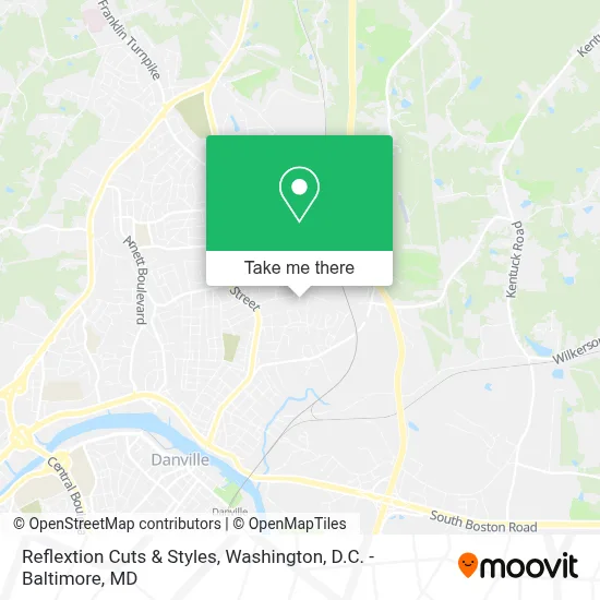 Reflextion Cuts & Styles map