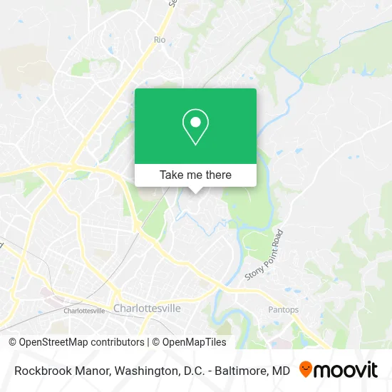 Rockbrook Manor map