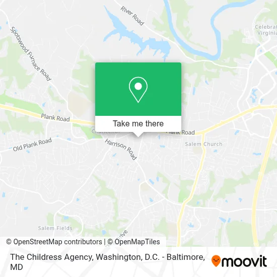 The Childress Agency map