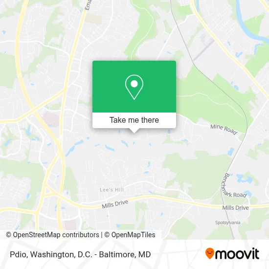 Pdio map