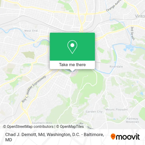 Chad J. Demott, Md map