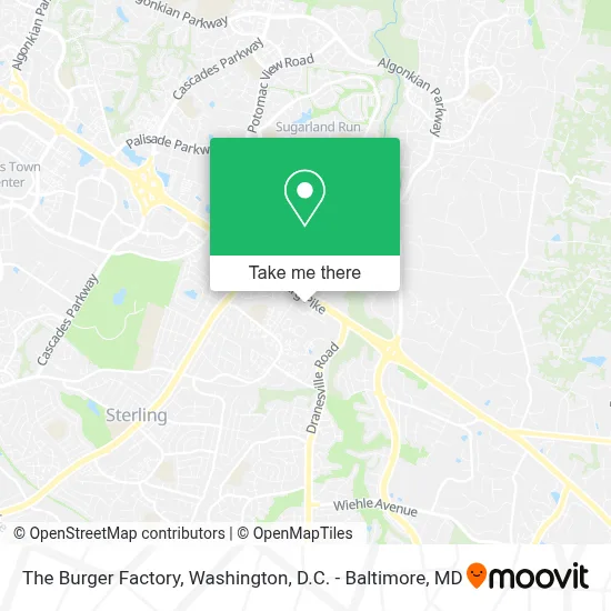 The Burger Factory map